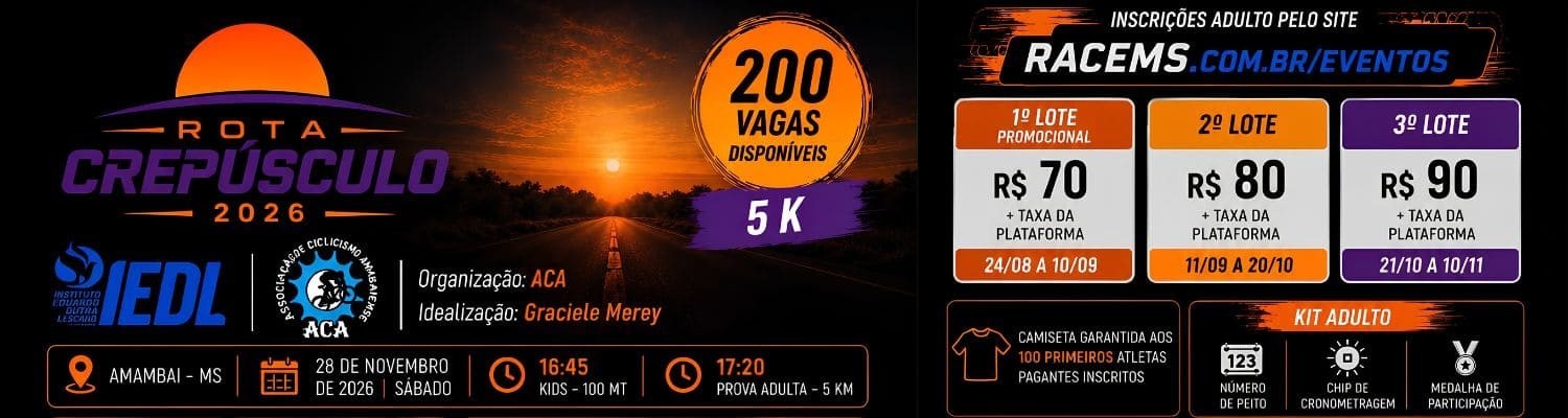 2ª ROTA CREPÚSCULO 2026