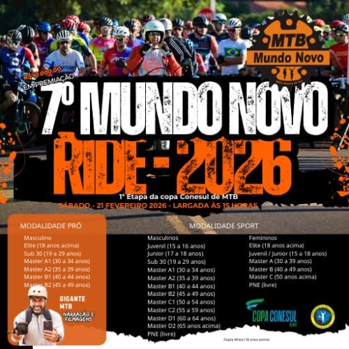 7º MUNDO NOVO RIDE 1º ETAPA COPA CONESUL