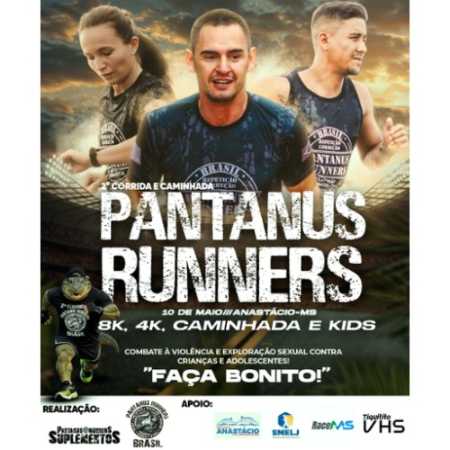 2ª CORRIDA E CAMINHADA PANTANUS RUNNERS 8K