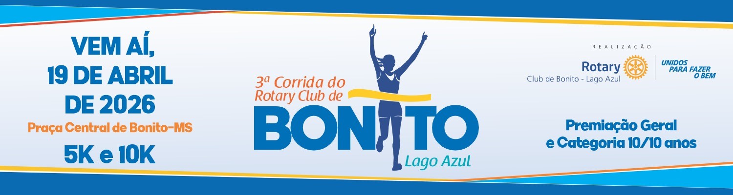 CORRIDA ROTARY CLUB BONITO LAGO AZUL - 2026